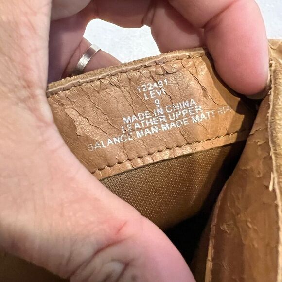 Limelight Brown Ankle Boots Floral Leather Womens 9 Block Heel Cowgirl Western - Picture 10 of 11